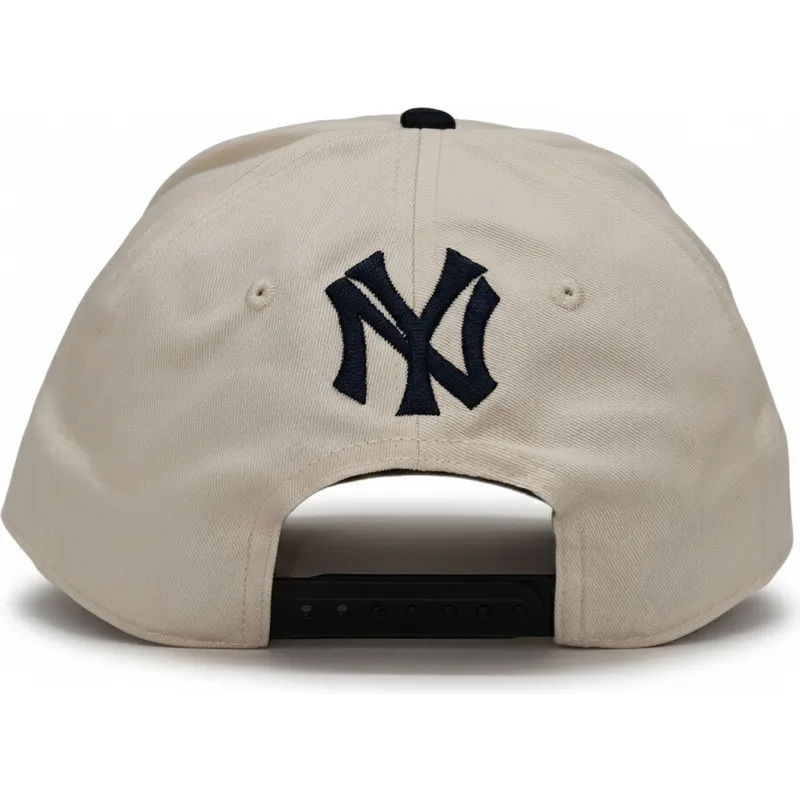 cap-izliekta-beige-snapback-rise-structured-no-new-york-yankees-mlb-no-nike