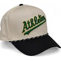 cap-izliekta-beige-snapback-rise-structured-no-oakland-athletics-mlb-no-nike