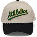 cap-izliekta-beige-snapback-rise-structured-no-oakland-athletics-mlb-no-nike