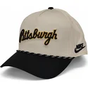 czapka-z-daszkiem-bezowo-czarna-snapback-rise-structured-pittsburgh-pirates-mlb-nike