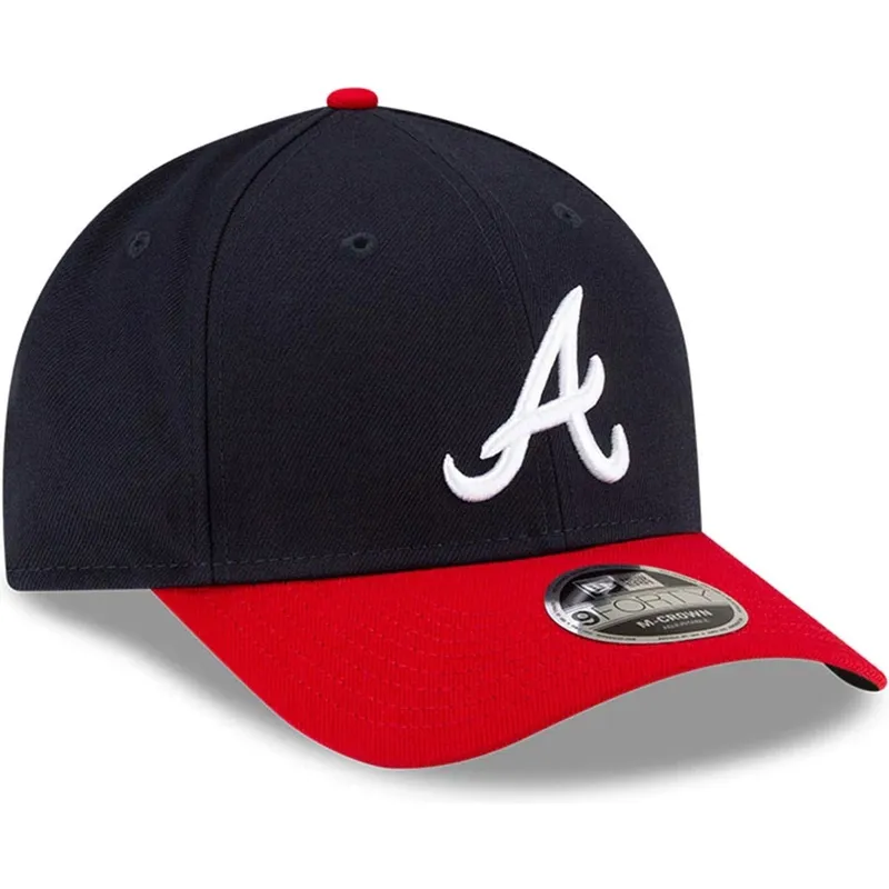 cepur-izliekta-tumsi-zils-snapback-9forty-m-crown-player-replica-no-atlanta-braves-mlb-no-new-era