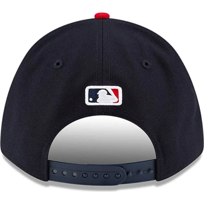cepur-izliekta-tumsi-zils-snapback-9forty-m-crown-player-replica-no-atlanta-braves-mlb-no-new-era