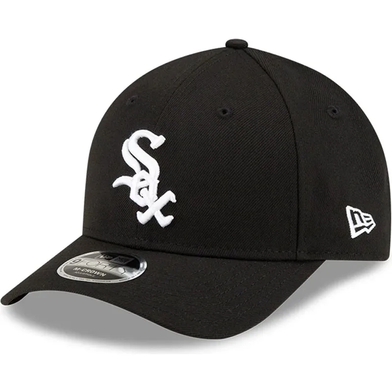 czarna-czapka-z-zakrzywionym-daszkiem-snapback-9forty-m-crown-player-replica-chicago-white-sox-mlb-new-era