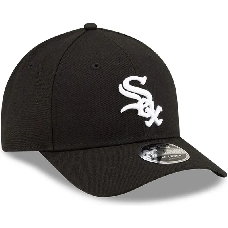 czarna-czapka-z-zakrzywionym-daszkiem-snapback-9forty-m-crown-player-replica-chicago-white-sox-mlb-new-era