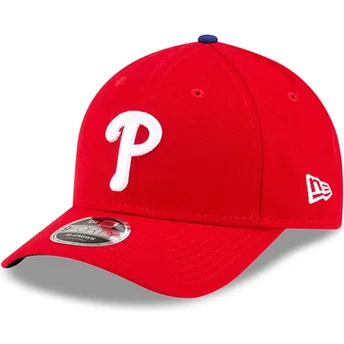 Casquette courbée rouge snapback 9FORTY M-Crown Player Replica Philadelphia Phillies MLB New Era
