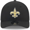 new-era-curved-brim-9forty-m-crown-team-new-orleans-saints-nfl-black-snapback-cap
