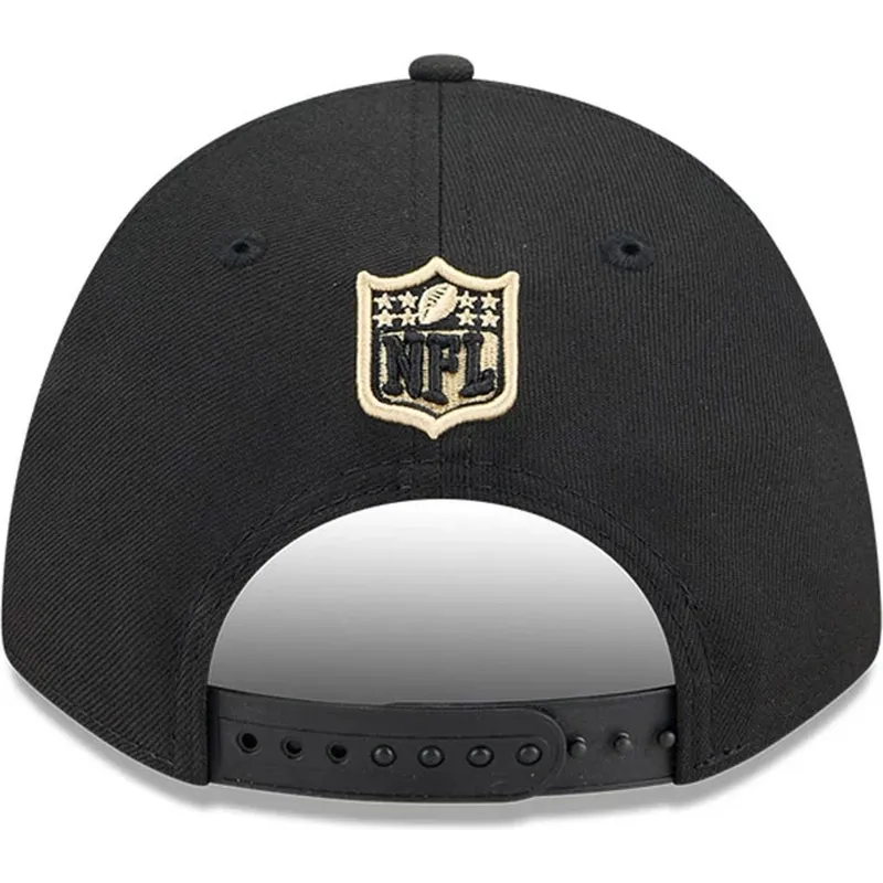 cap-izliekta-black-snapback-9forty-m-crown-team-no-new-orleans-saints-nfl-no-new-era