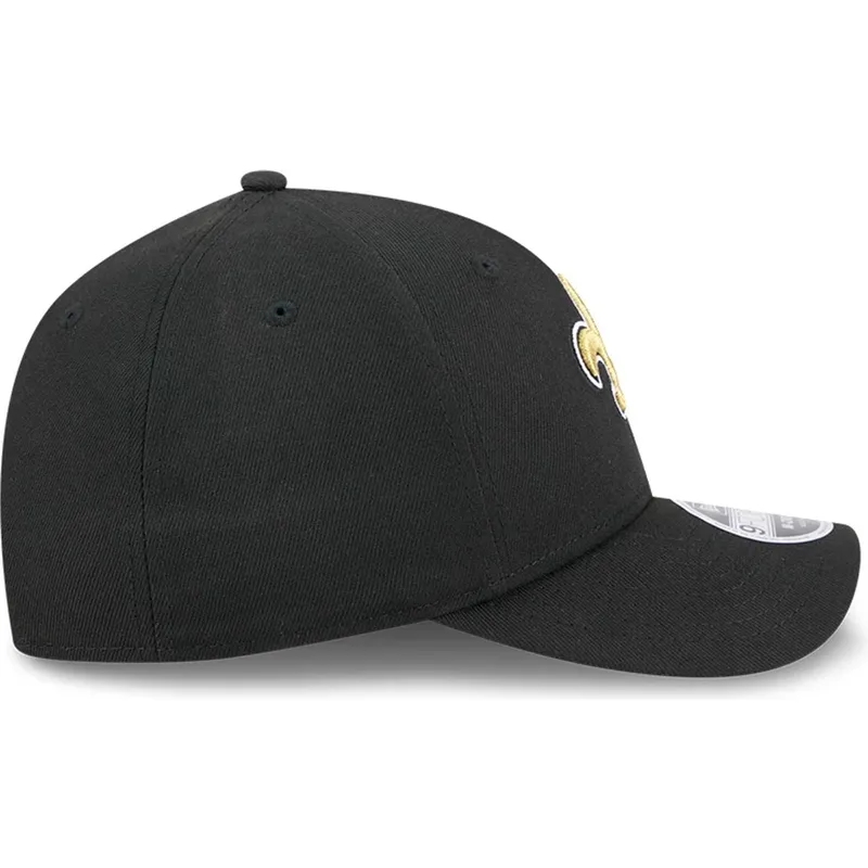 cap-izliekta-black-snapback-9forty-m-crown-team-no-new-orleans-saints-nfl-no-new-era