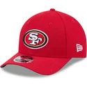 rote-gebogene-snapback-kappe-9forty-m-crown-team-der-san-francisco-49ers-nfl-von-new-era