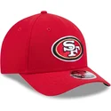 casquette-courbee-rouge-snapback-9forty-m-crown-team-san-francisco-49ers-nfl-new-era