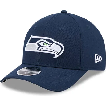 Cepur izliekta tumši zils snapback 9FORTY M-Crown Team no Seattle Seahawks NFL no New Era