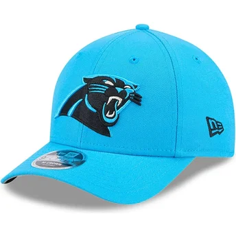 Blaue gebogene Snapback-Kappe 9FORTY M-Crown Team der Carolina Panthers NFL von New Era