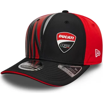 Cap izliekta black snapback 9SEVENTY Stretch Snap Print no Ducati Motor MotoGP no New Era