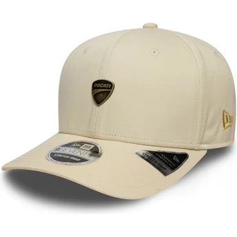 Cap izliekta beige snapback 9SEVENTY Stretch Snap Seasonal no Ducati Motor MotoGP no New Era