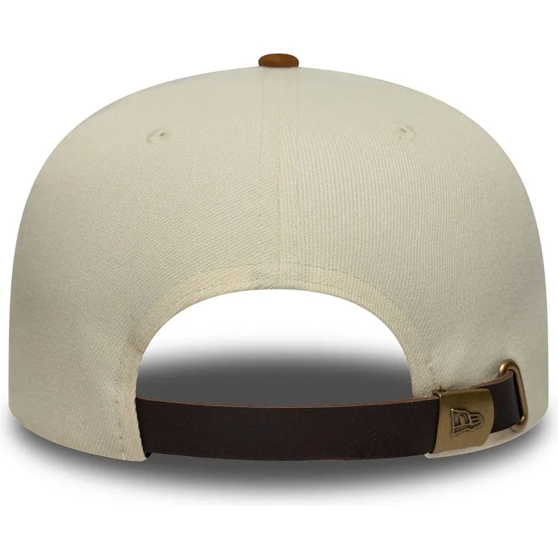 cepur-izliekta-bruns-regulejams-9fifty-a-frame-suede-visor-no-los-angeles-dodgers-mlb-no-new-era