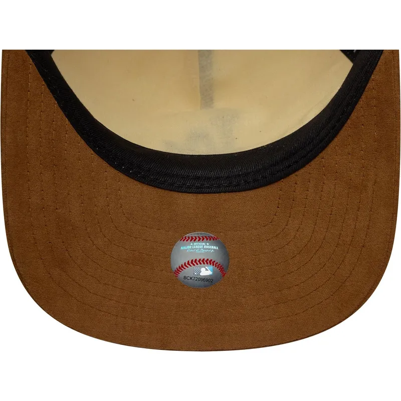 cap-izliekta-brown-adjustable-strap-9fifty-a-frame-suede-visor-no-los-angeles-dodgers-mlb-no-new-era cap-izliekta-brown-adjustable-strap-9fifty-a-frame-suede-visor-no-los-angeles-dodgers-mlb-no-new-era