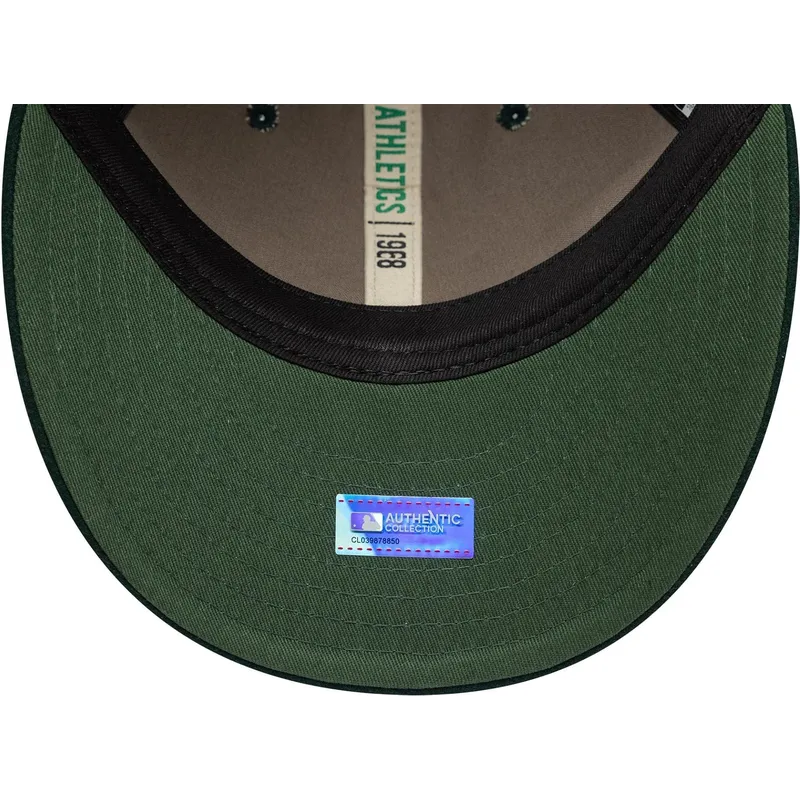 cap-izliekta-green-adjustable-strap-9fifty-retro-crown-heritage-series-no-oakland-athletics-mlb-no-new-era