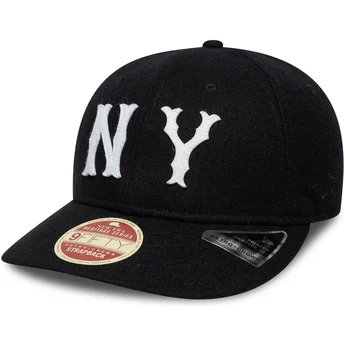 Cepur izliekta melns regulējama lente 9FIFTY Retro Crown Heritage Series no New York Highlanders MLB no New Era