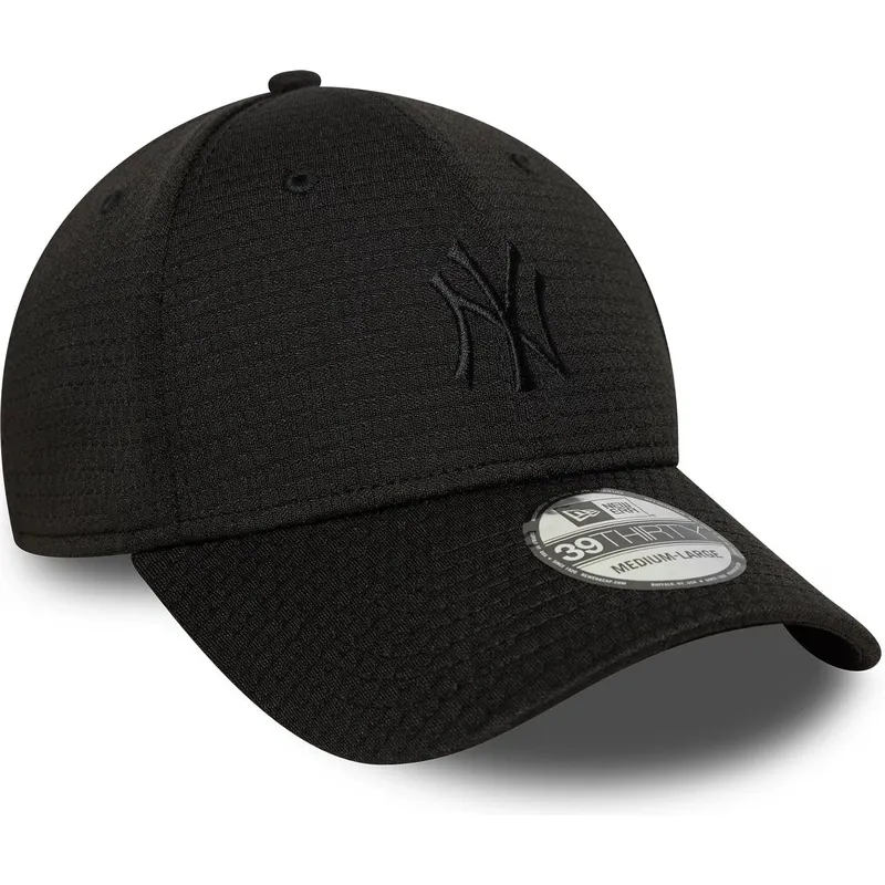 gorra-curva-negra-ajustada-con-logo-negro-39thirty-stretch-mesh-de-new-york-yankees-mlb-de-new-era