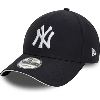 Cepur izliekta tumši zils regulējams 9FORTY Microfibre no New York Yankees MLB no New Era