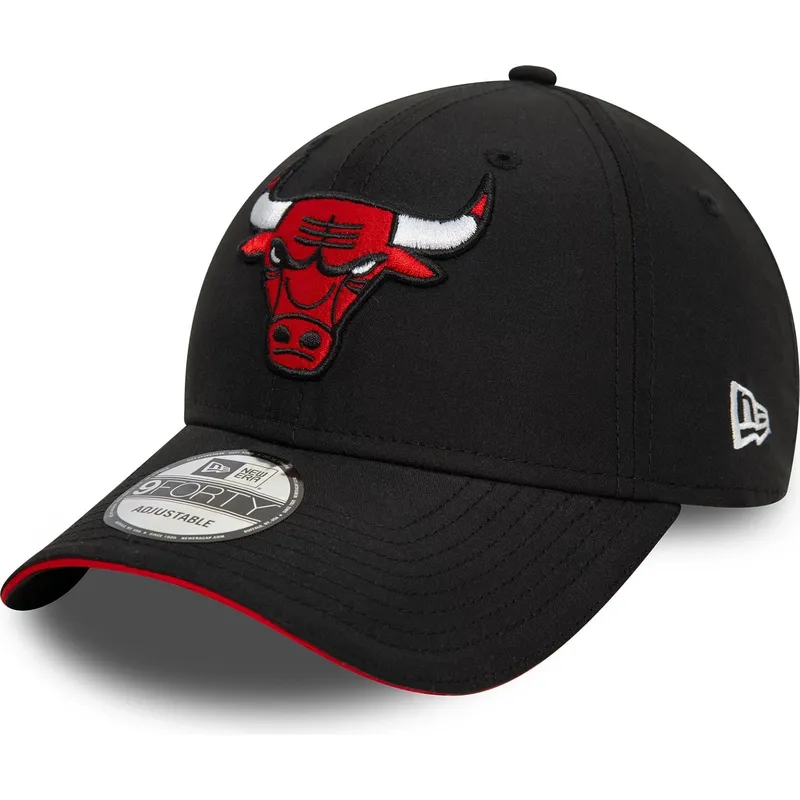 gorra-curva-negra-ajustable-9forty-microfibre-de-chicago-bulls-nba-de-new-era