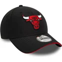 schwarze-verstellbare-curved-cap-9forty-microfibre-der-chicago-bulls-nba-von-new-era