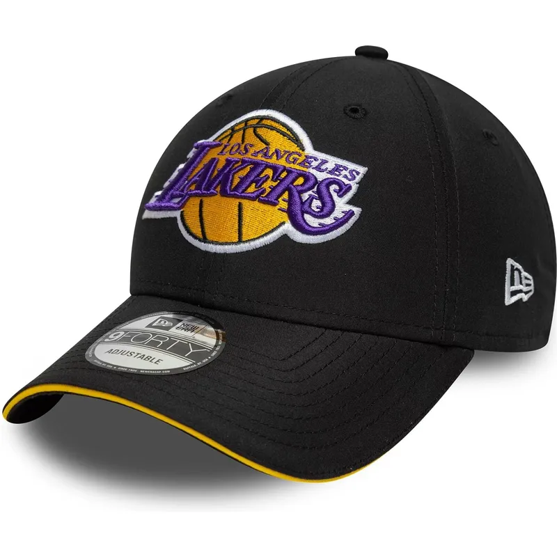 cap-izliekta-black-adjustable-strap-9forty-microfibre-no-los-angeles-lakers-nba-no-new-era