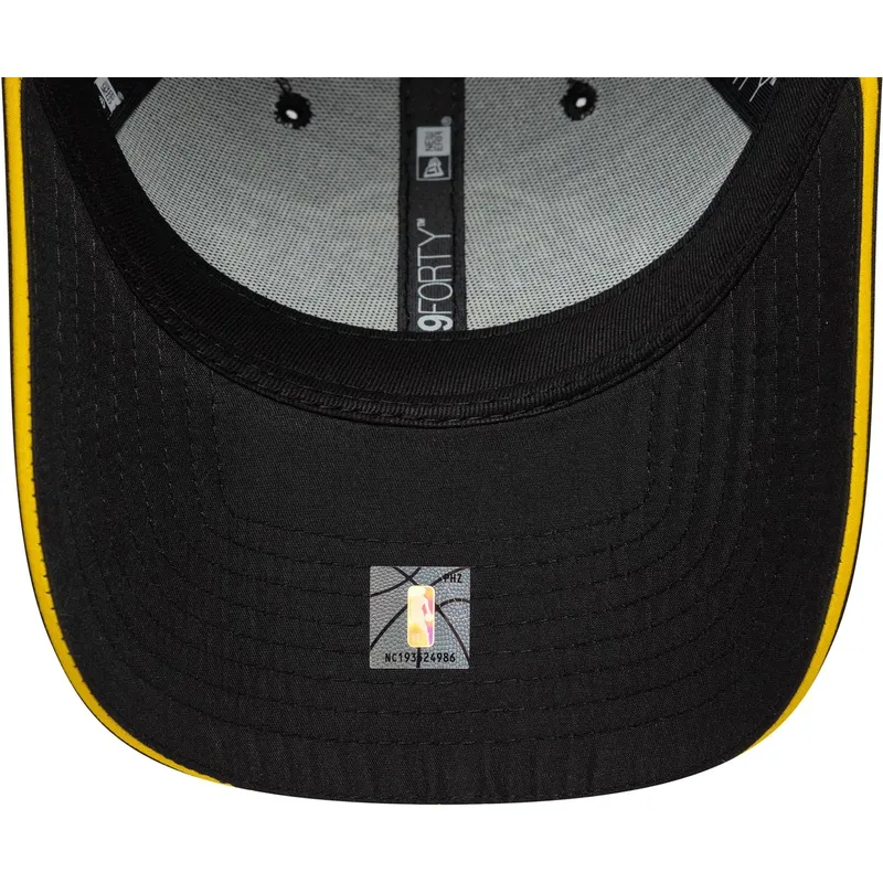 cap-izliekta-black-adjustable-strap-9forty-microfibre-no-los-angeles-lakers-nba-no-new-era