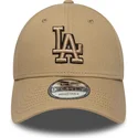 cepur-izliekta-bruns-regulejams-9forty-outline-no-los-angeles-dodgers-mlb-no-new-era