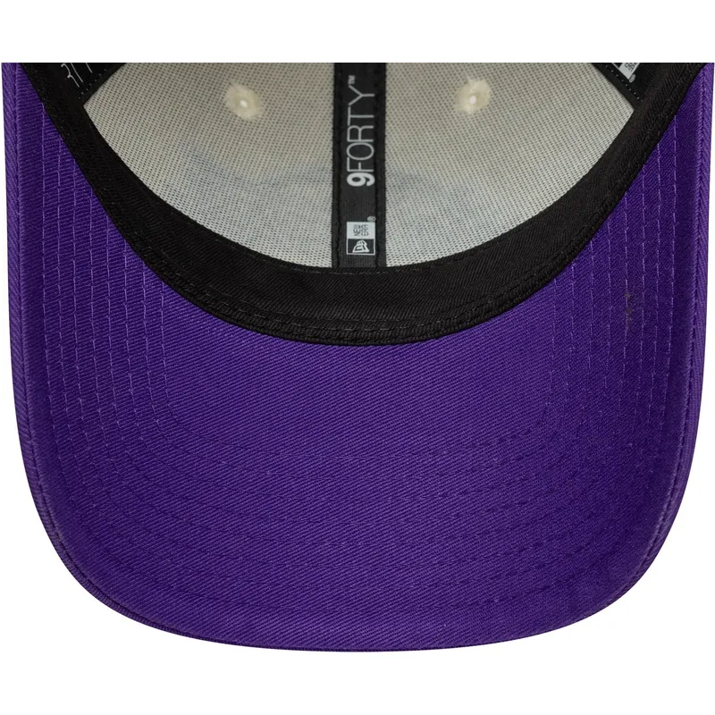 cepur-izliekta-bess-regulejama-lente-9forty-colour-block-no-los-angeles-lakers-nba-no-new-era