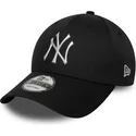 cepur-izliekta-melns-snapback-9forty-metallic-no-new-york-yankees-mlb-no-new-era