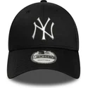 cepur-izliekta-melns-snapback-9forty-metallic-no-new-york-yankees-mlb-no-new-era