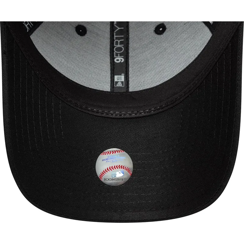 cepur-izliekta-melns-snapback-9forty-metallic-no-new-york-yankees-mlb-no-new-era
