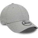 new-era-curved-brim-grey-logo-9forty-mesh-flawless-new-york-yankees-mlb-grey-snapback-cap