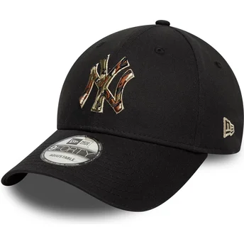 Cap izliekta black adjustable strap 9FORTY Camo Infill no New York Yankees MLB no New Era