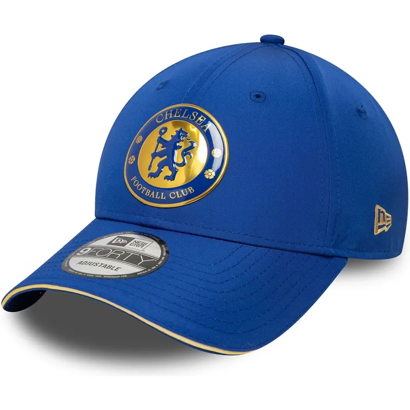 cepur-izliekta-zils-regulejams-9forty-retro-no-chelsea-football-club-premier-league-no-new-era