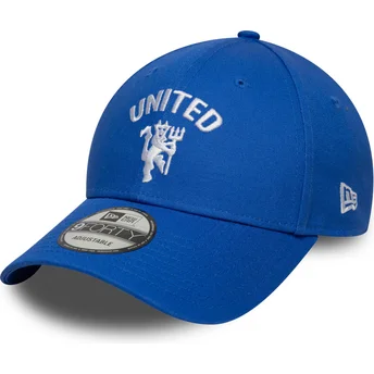 Cap izliekta blue adjustable strap 9FORTY Seasonal no Manchester United Football Club Premier League no New Era