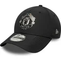 cepur-izliekta-melns-regulejams-9forty-reflective-no-manchester-united-football-club-premier-league-no-new-era