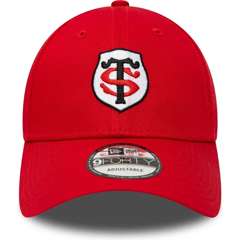 gorra-curva-roja-ajustable-9forty-core-de-stade-toulousain-top-14-de-new-era