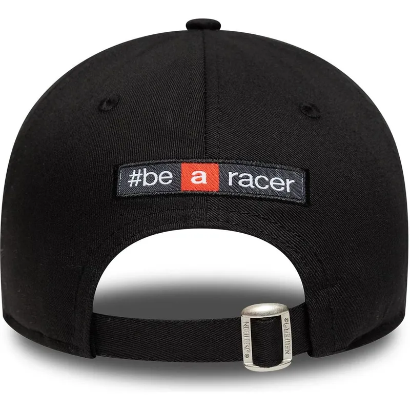 casquette-courbee-noire-ajustable-9forty-wordmark-aprilia-piaggio-new-era