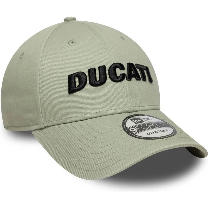 grune-verstellbare-curved-cap-9forty-seasonal-von-ducati-motor-motogp-von-new-era