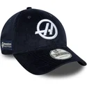 marineblaue-verstellbare-curved-cap-9forty-cord-von-haas-f1-team-formula-1-von-new-era
