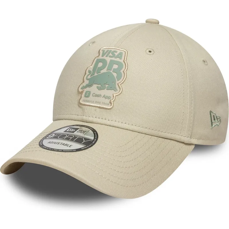 cap-izliekta-beige-adjustable-strap-9forty-seasonal-no-racing-bulls-f1-team-formula-1-no-new-era