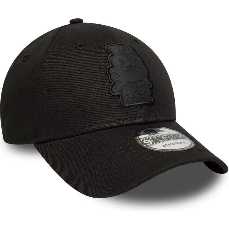 cap-izliekta-black-adjustable-strap-9forty-seasonal-no-racing-bulls-f1-team-formula-1-no-new-era