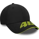 casquette-courbee-noire-ajustable-9forty-recycled-stripe-valentino-rossi-vr46-motogp-new-era