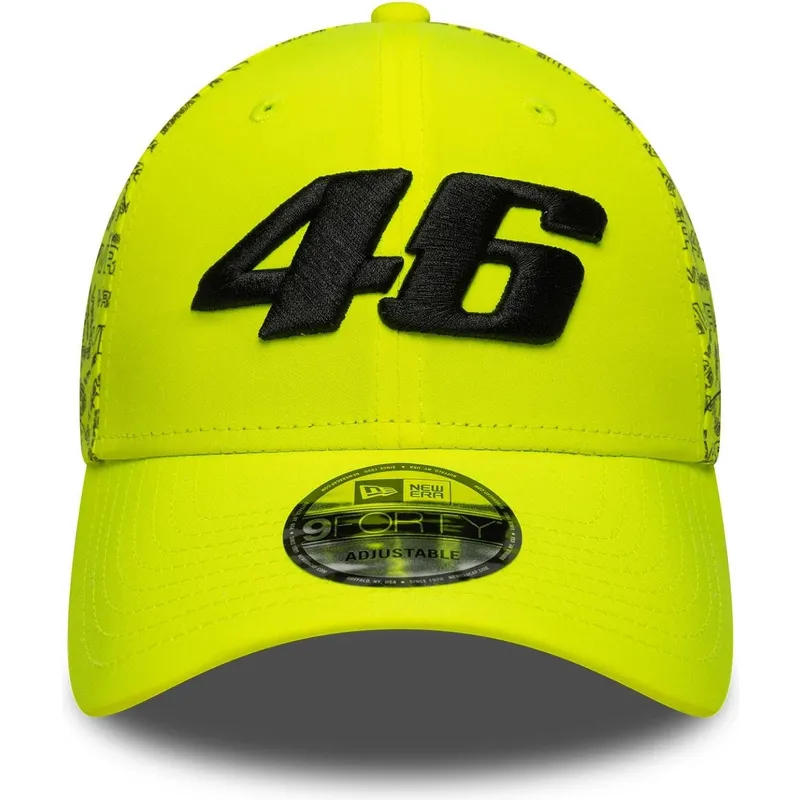 zolta-regulowana-czapka-z-zakrzywionym-daszkiem-9forty-all-over-print-valentino-rossi-vr46-motogp-od-new-era