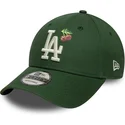 cap-izliekta-green-adjustable-strap-9forty-fruit-icon-no-los-angeles-dodgers-mlb-no-new-era