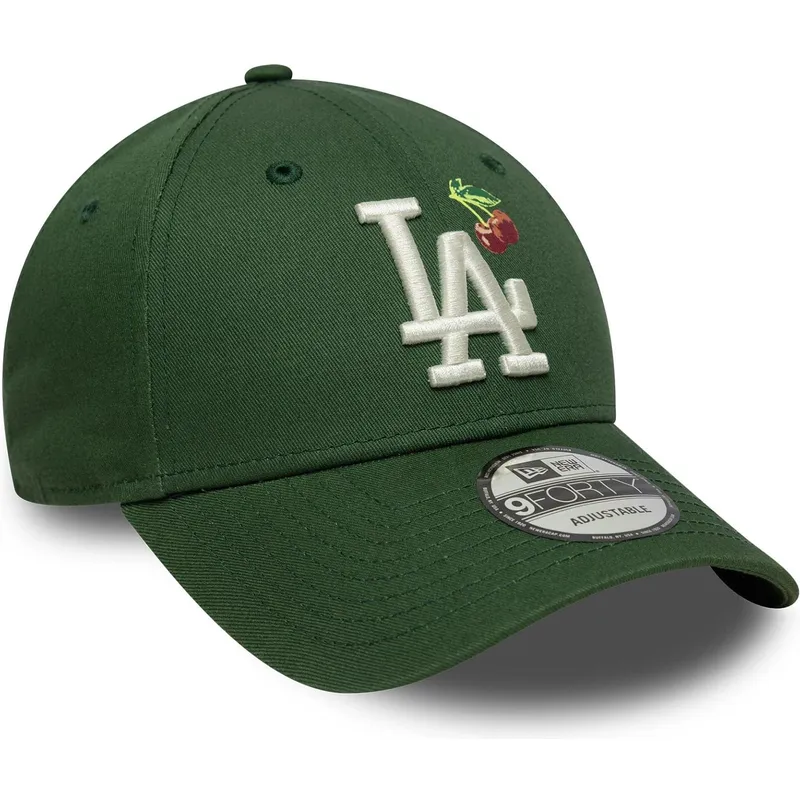 cap-izliekta-green-adjustable-strap-9forty-fruit-icon-no-los-angeles-dodgers-mlb-no-new-era