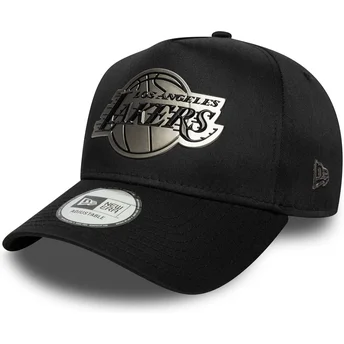 Cap izliekta black snapback 9FORTY E Frame Metallic no Los Angeles Lakers NBA no New Era