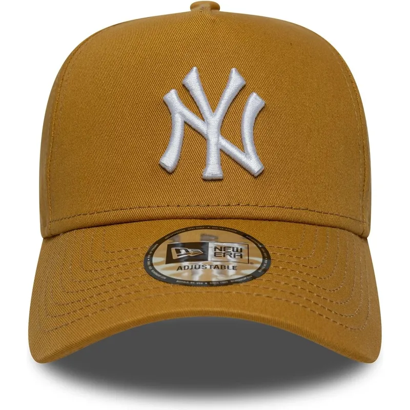 cap-izliekta-brown-snapback-9forty-e-frame-league-essential-no-new-york-yankees-mlb-no-new-era